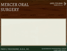 Tablet Screenshot of merceroralsurgery.com